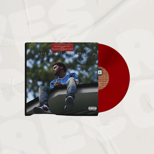 2014 Forest Hills Drive 10th Anniversary Edition Indies Excl. Red 2LP with Poster