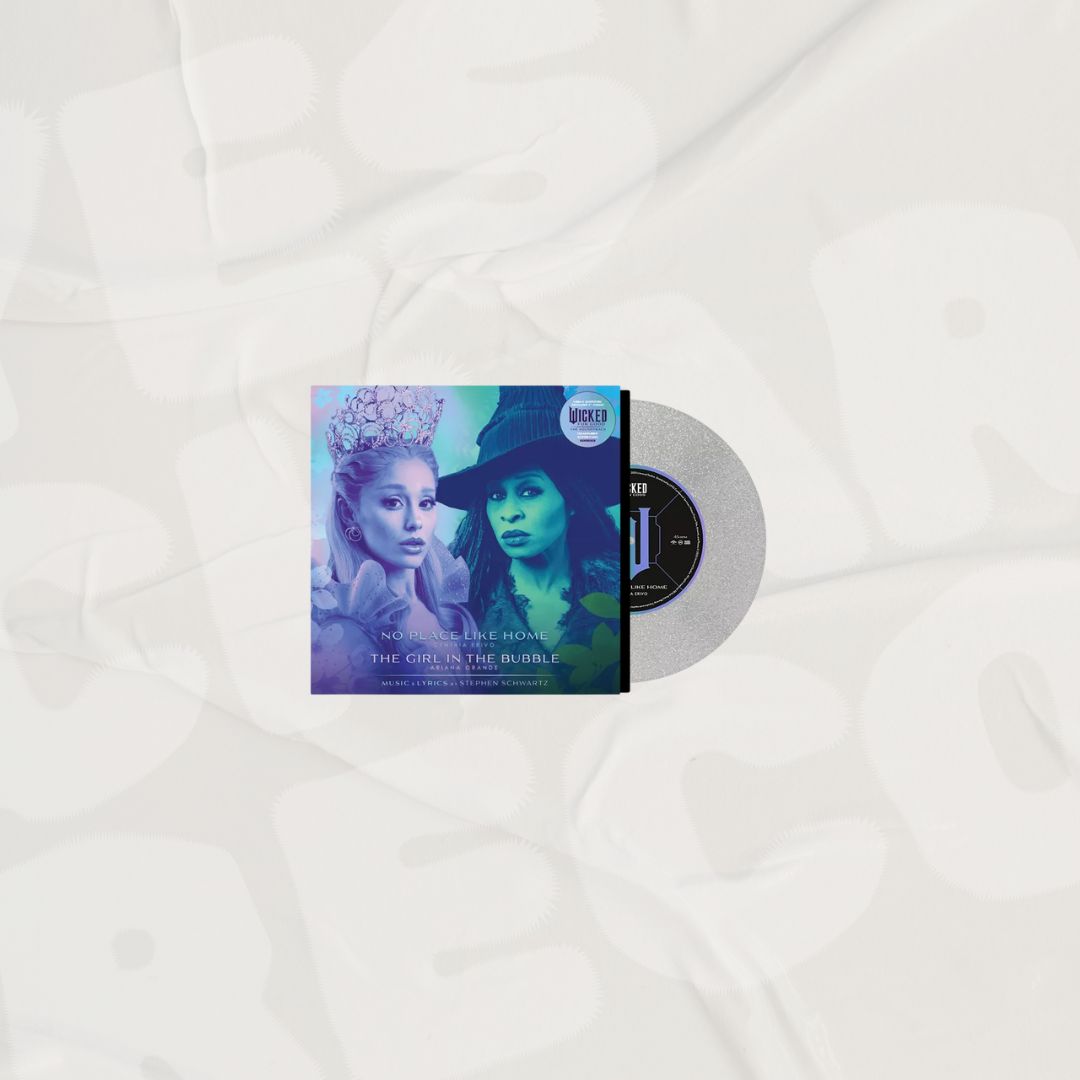 Wicked: For Good - The Soundtrack: No Place Like Home / The Girl in the Bubble Transparent Clitter 7”LP