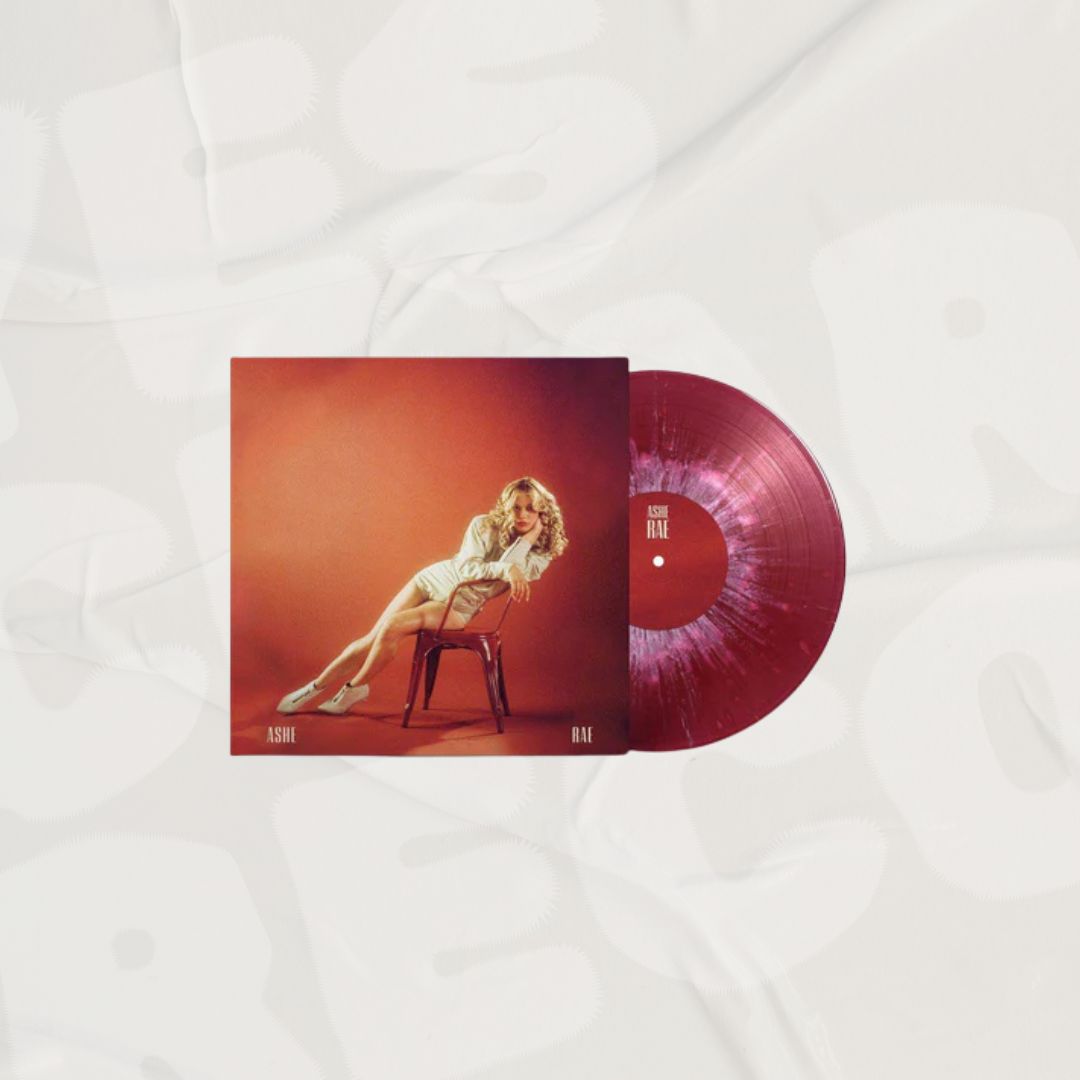Rae Grape & White Splatter LP