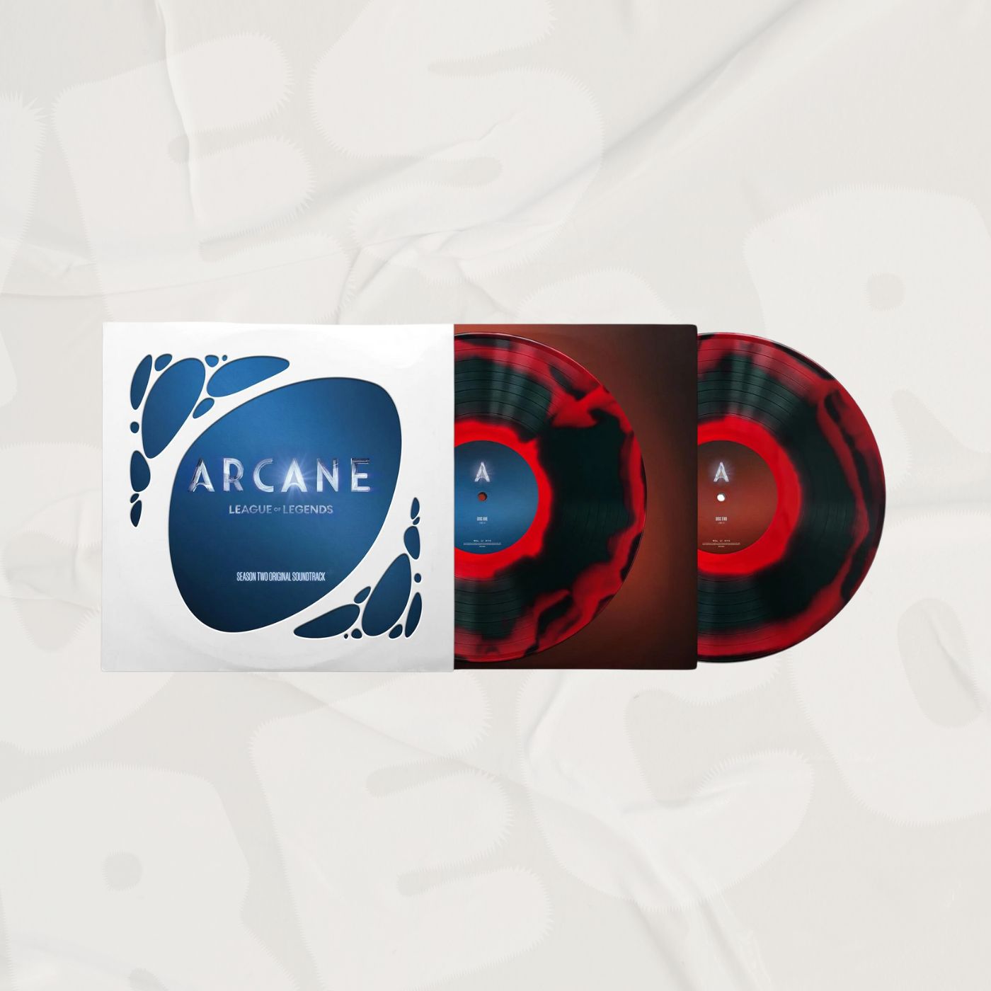 Arcane League of Legends: Season 2 Soundtrack from the Animated Series Red/Dark Green 2LP