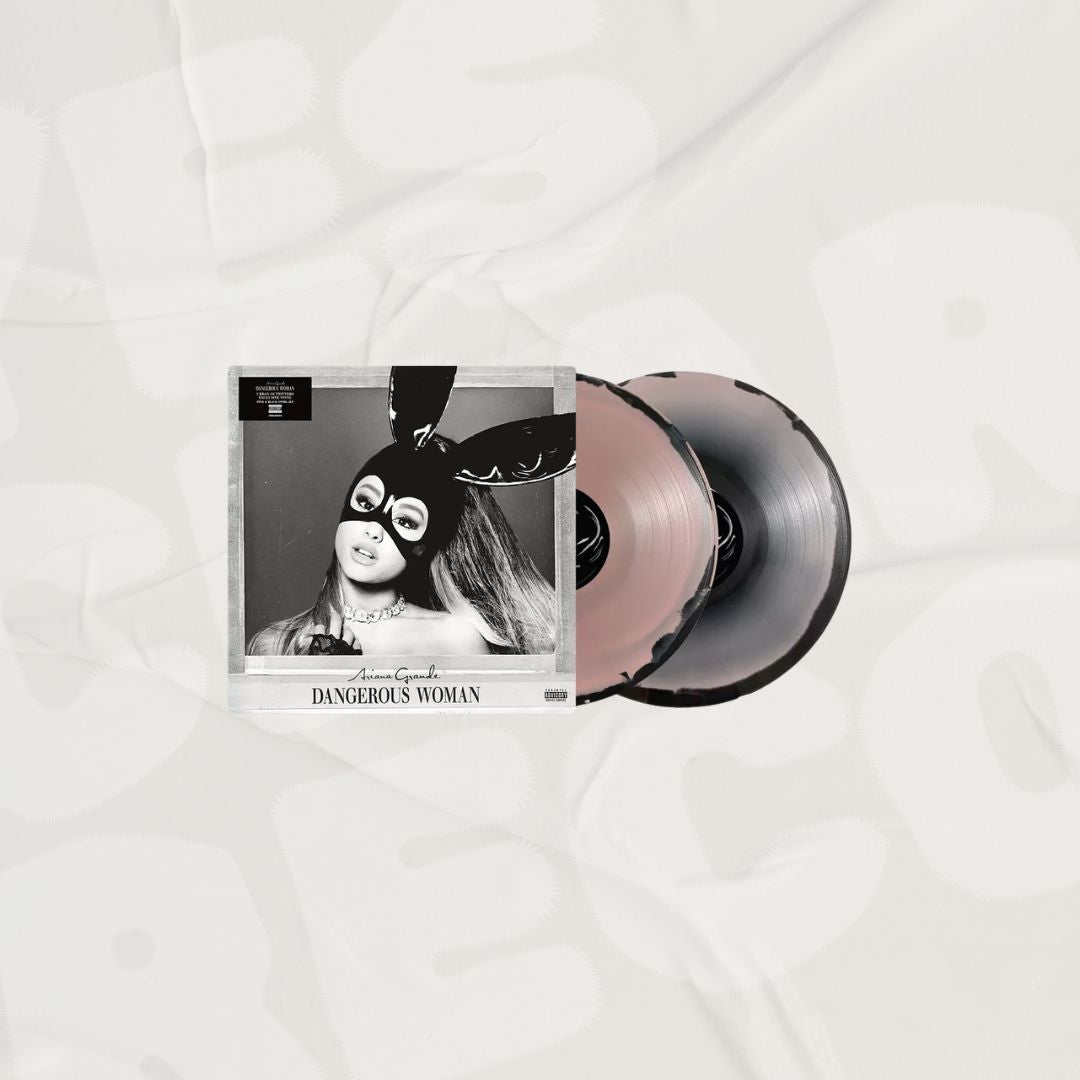 Dangerous Woman Pink and Black Swirl 2LP