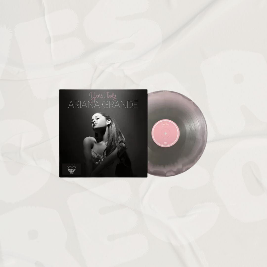 Yours Truly Pink and Grey Swirl LP