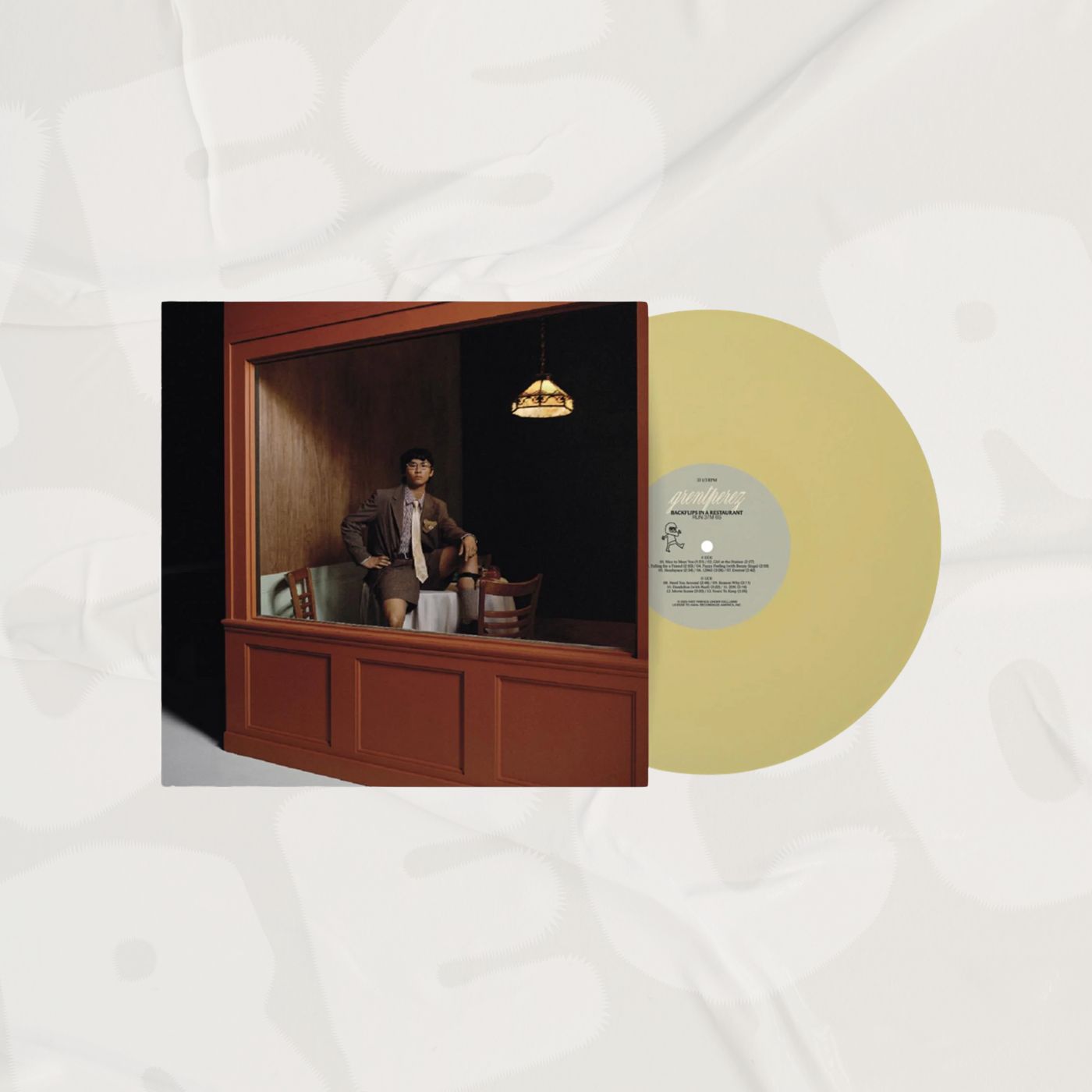 Backflips In A Restaurant Custard Yellow LP