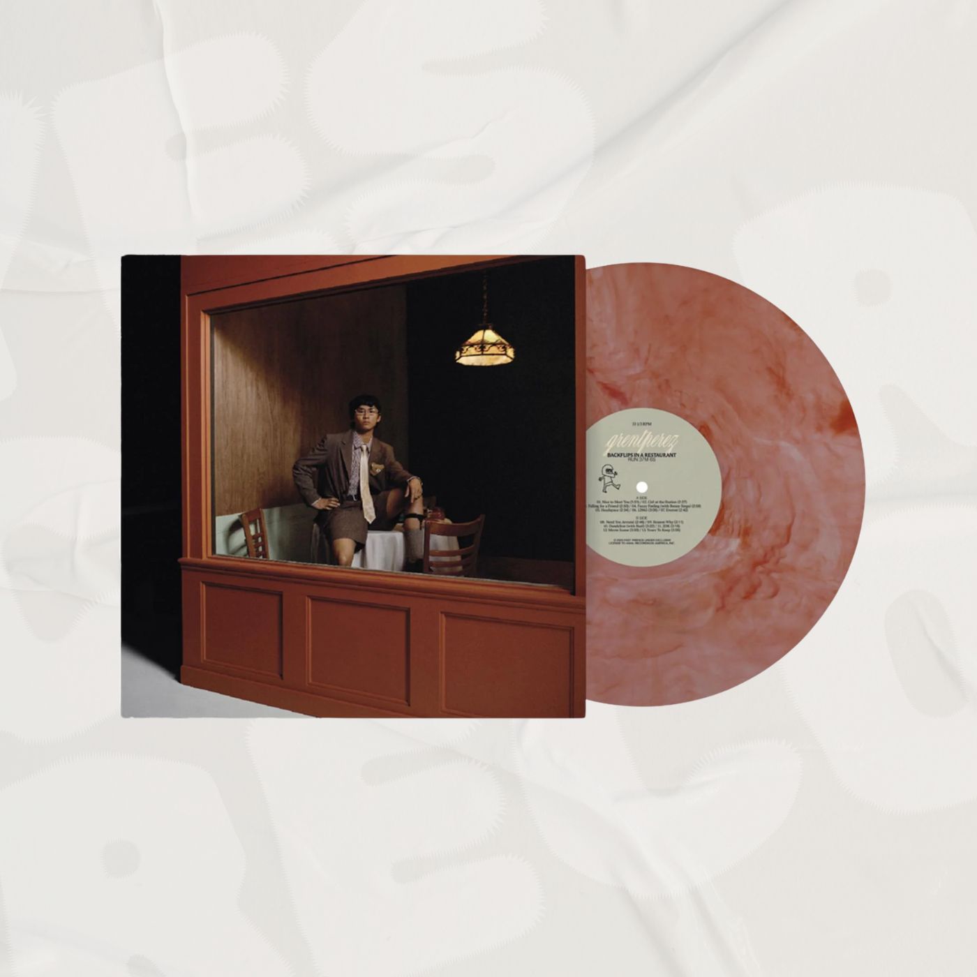 Backflips In A Restaurant Red Swirl LP