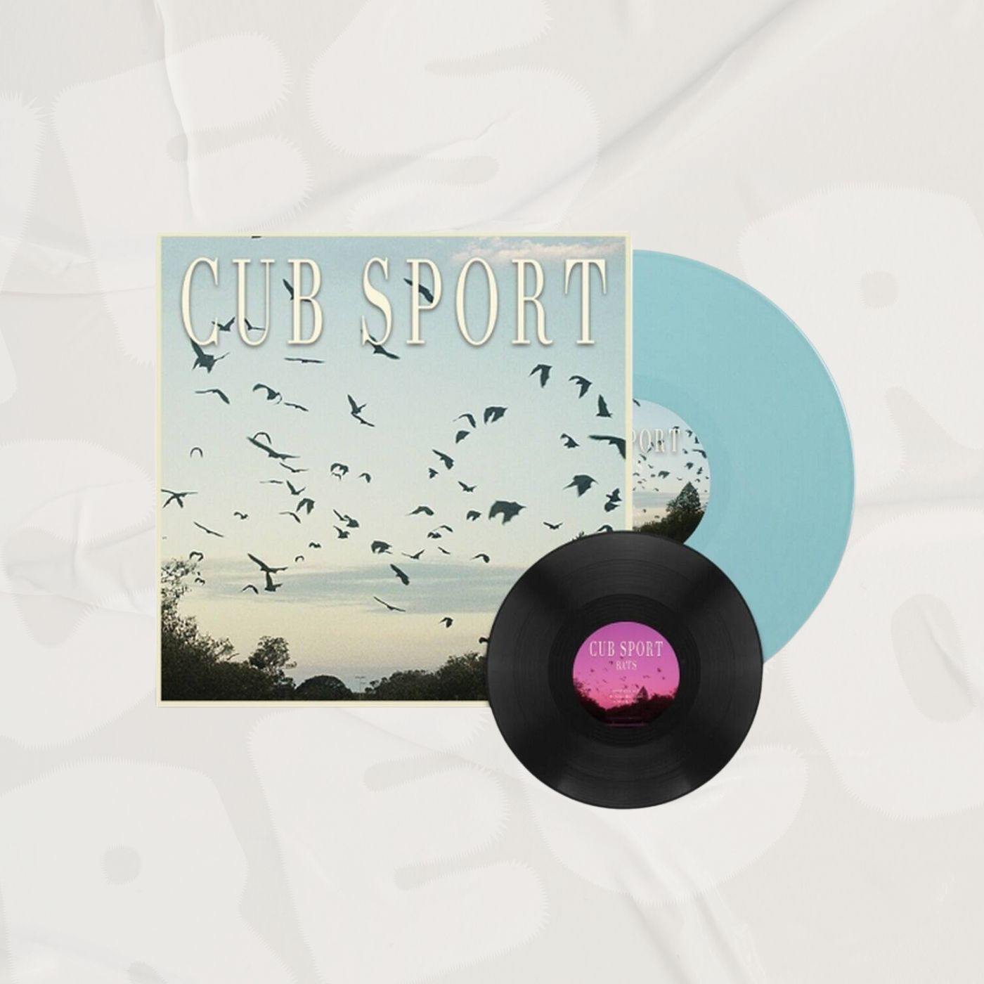 Bats Baby Blue LP (with Bonus Black Purple 7" LP)