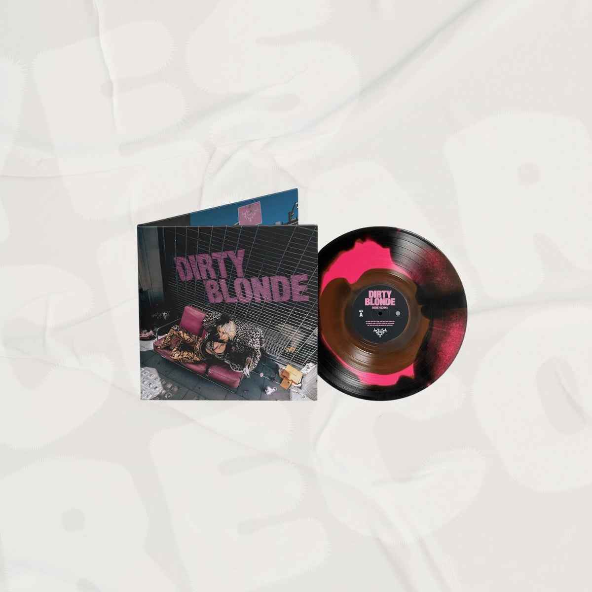 Bebe Rexha - Dirty Blonde Magenta / Black Swirl Vinyl LP