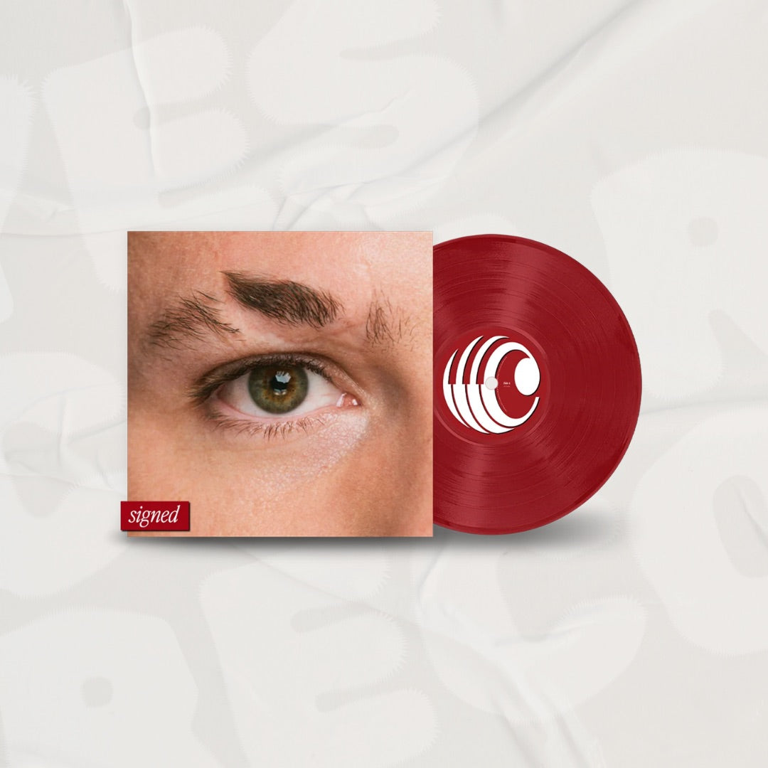 Charlie Puth - Whatever's Clever! 'Broken Eyebrow' Alt Cover Red Signed Vinyl LP