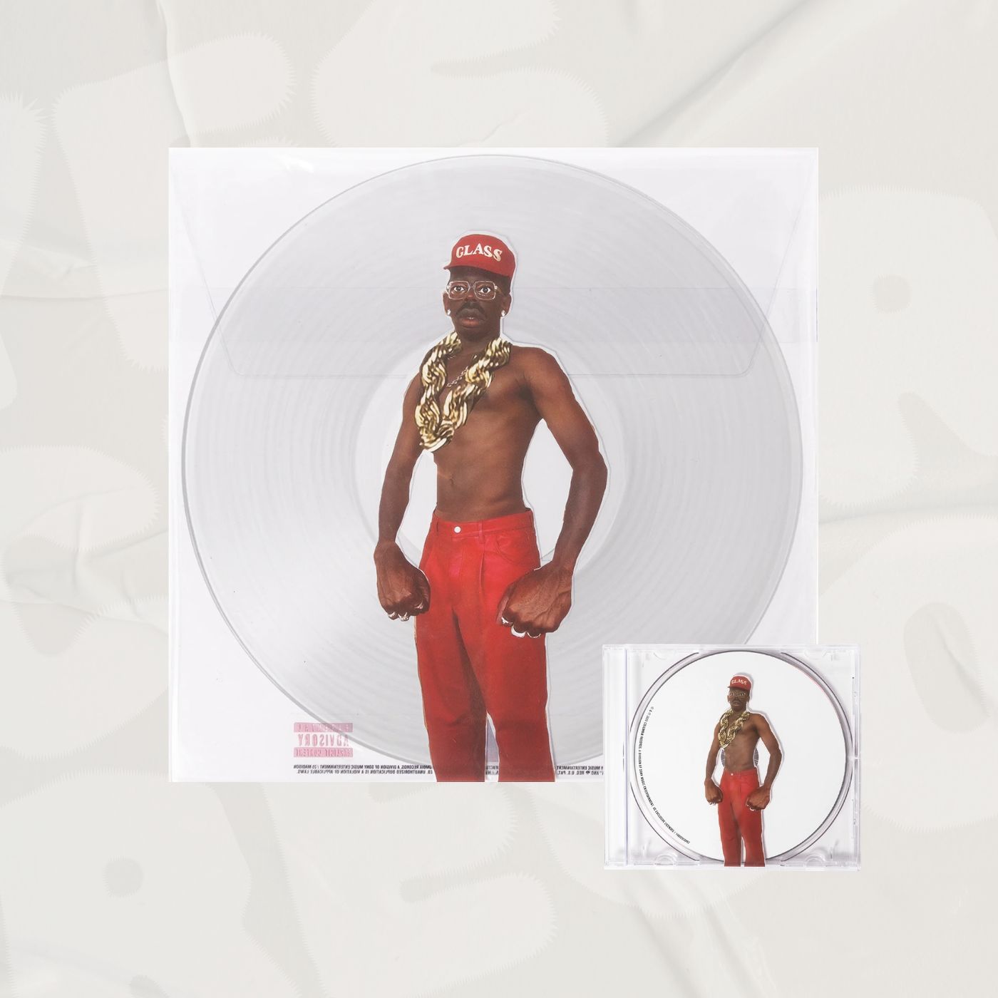 DON'T TAP THE GLASS Clear LP & CD Bundle