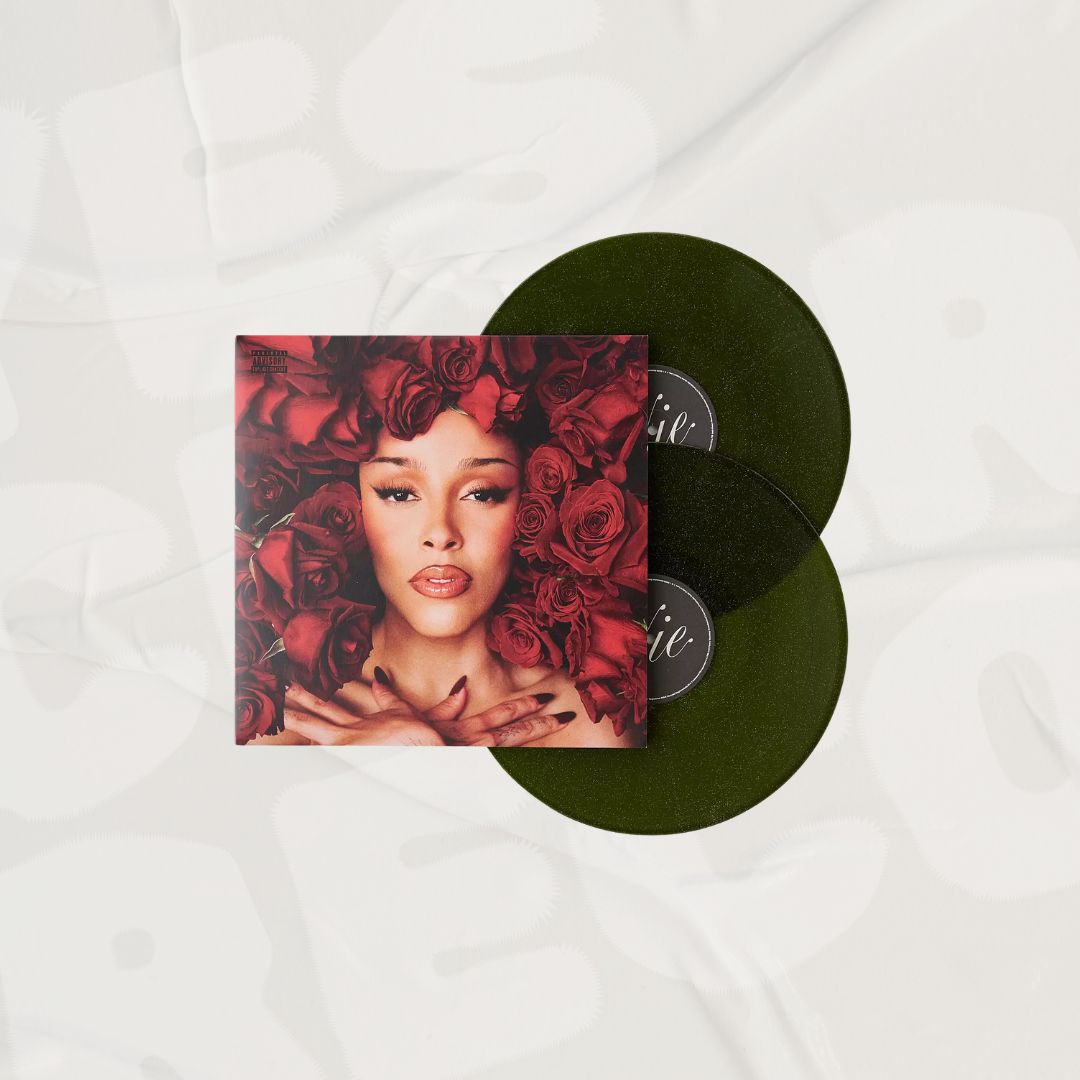 Vie Translucent Forest Green Glitter 2LP