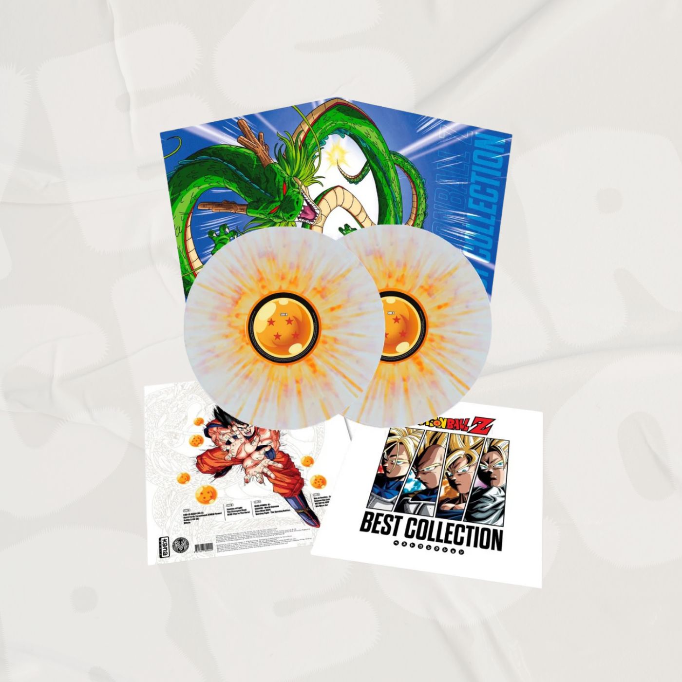 Dragon Ball Z - Best Collection (Japan Expo Edition 2025) Orange & White Splatter 2LP