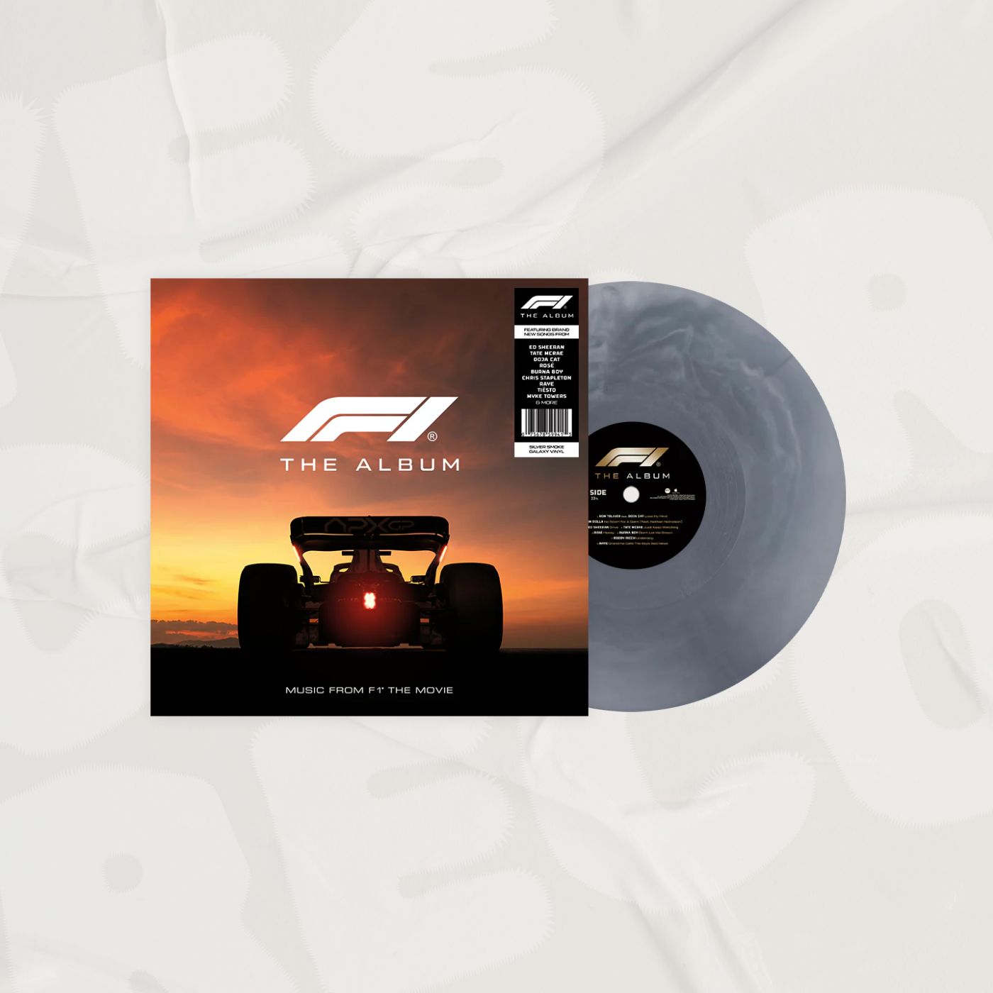 F1 The Album Indie Exclusive Silver Smoke Swirl Galaxy LP
