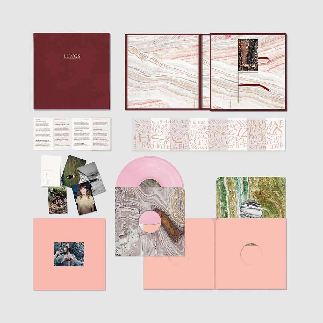 Lungs (10th Anniversary Deluxe Edition) Salmon Pink 2LP Box Set (NM-)