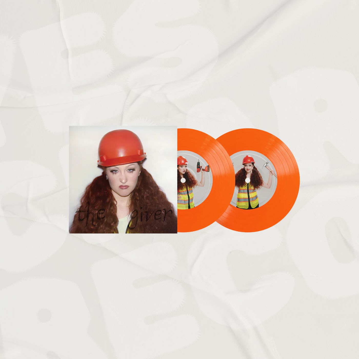 The Giver (The Construction Worker) Neon Orange 7" LP