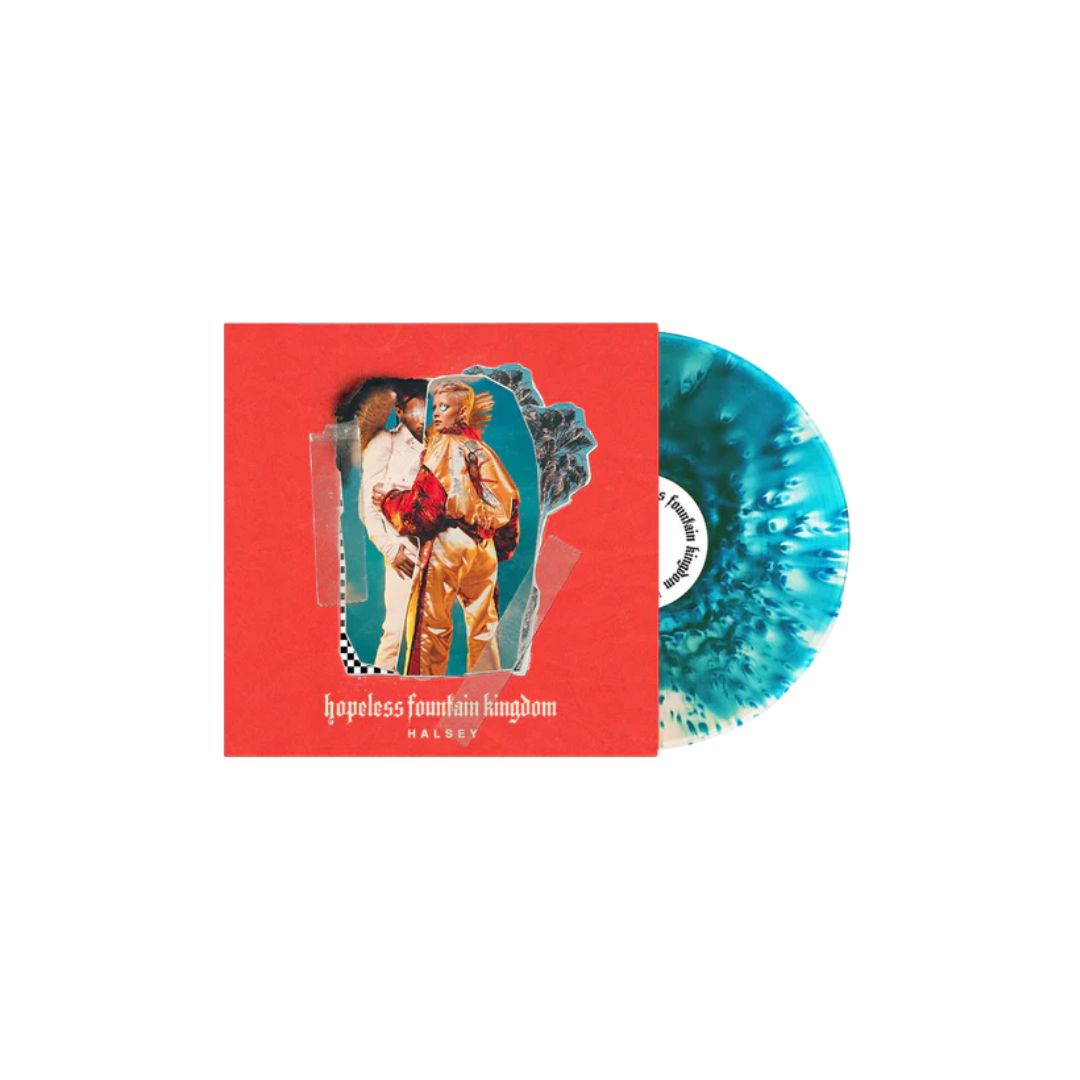 Hopeless Fountain Kingdom Cloudy Clear & Teal LP