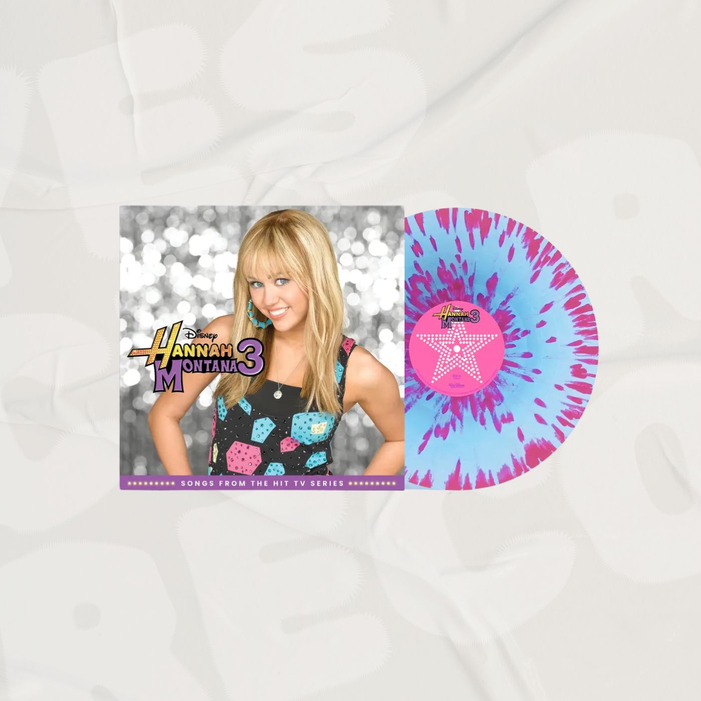 Hannah Montana 3 Soundtrack Pretty In Pink Splatter LP