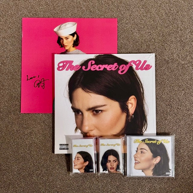 The Secret of Us Signed Bundle (Pink LP + UK Exclusive Cassette + Cassette + UK Exclusive CD)