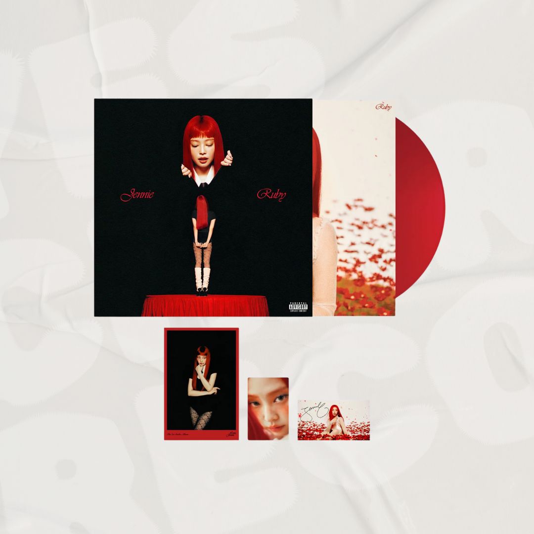 Ruby Red LP w/ Signed Art Card