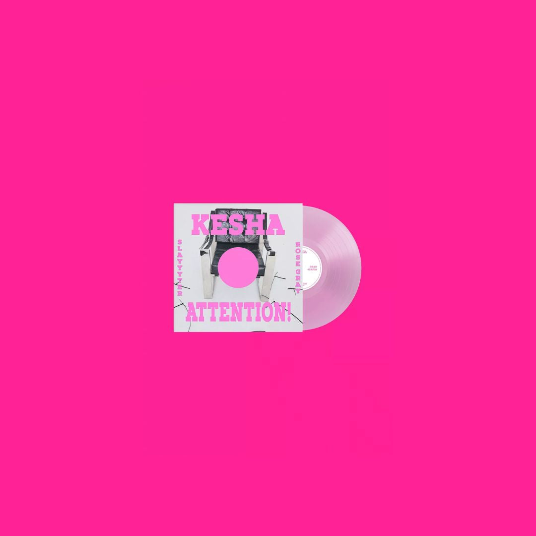 ATTENTION! / Red Flag Violet Transparent 7" Single LP