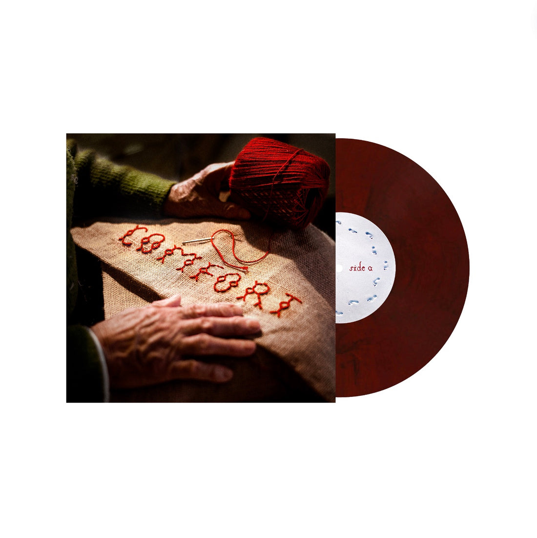 LEON GUALLART - Comfort Translucent Red Marble LP Coloured Vinyl Record