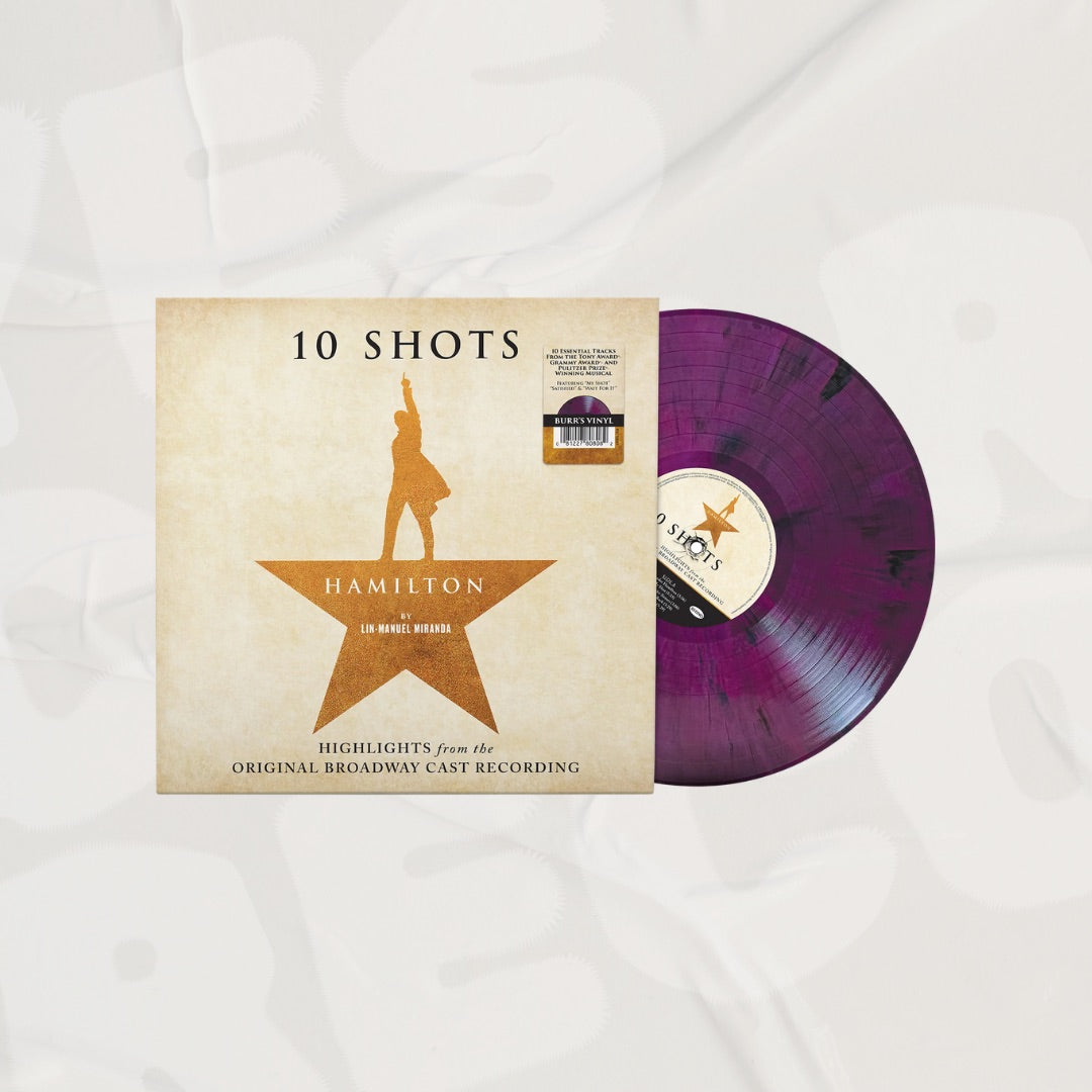 Lin-Manuel Miranda - Hamilton: 10 Shots (Highlights From The Original Broadway Cast Recording) (Burr’s Edition) Purple Swirl Vinyl LP