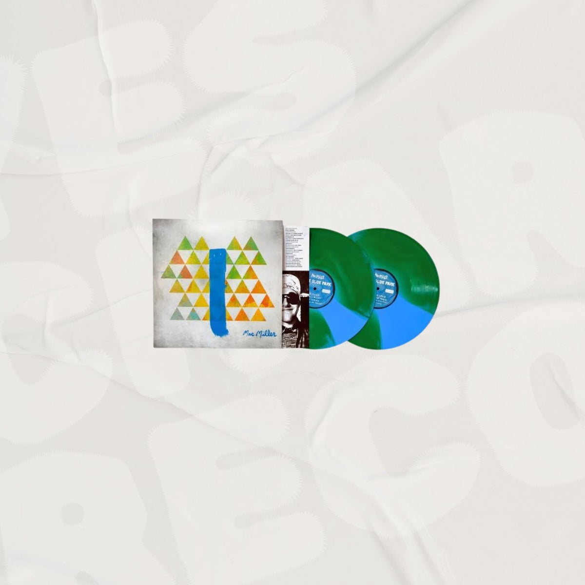 Mac Miller – Mac Miller - Blue Slide Park (Green with Blue Slide Stripe) Vinyl 2xLP