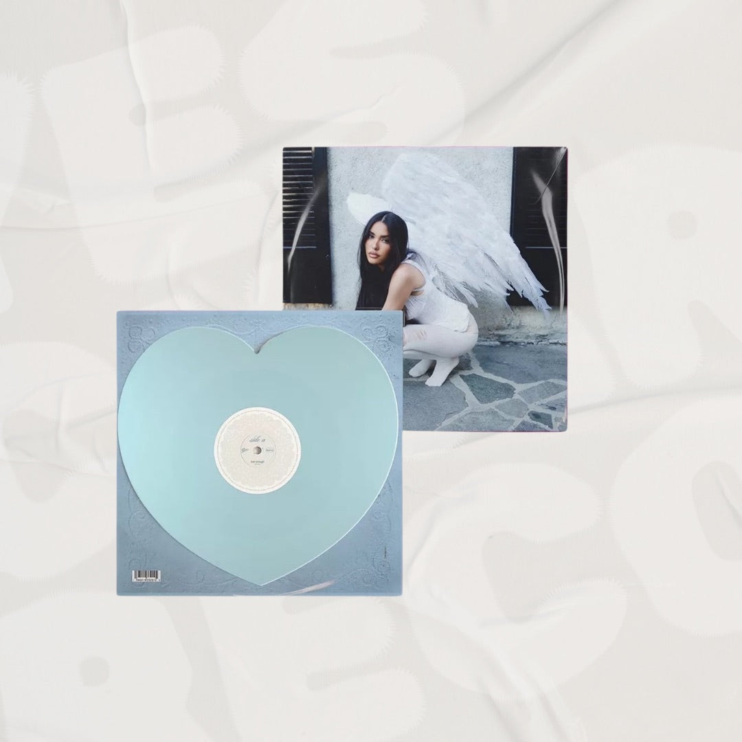 Madison Beer - Bad Enough / Angel Wings Baby Blue Heart-Shaped Vinyl LP