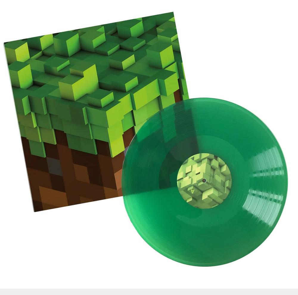 Minecraft Volume Alpha Transparent Green LP - Yes Charlie Records