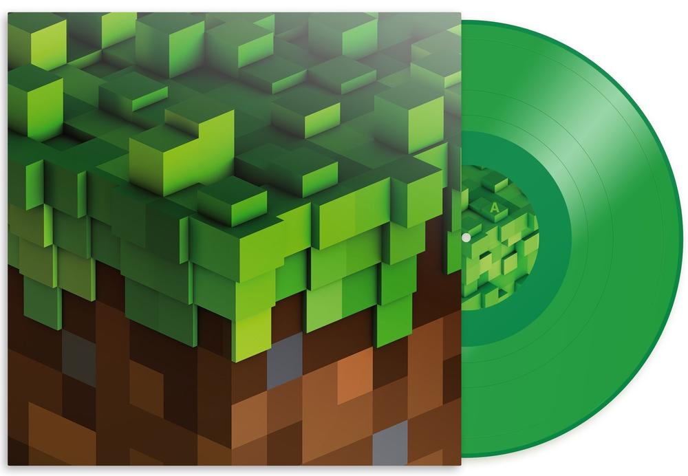 Minecraft Volume Alpha Transparent Green LP - Yes Charlie Records