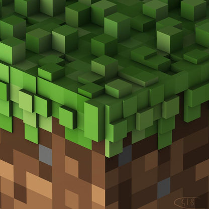 Minecraft Volume Alpha Transparent Green LP - Yes Charlie Records