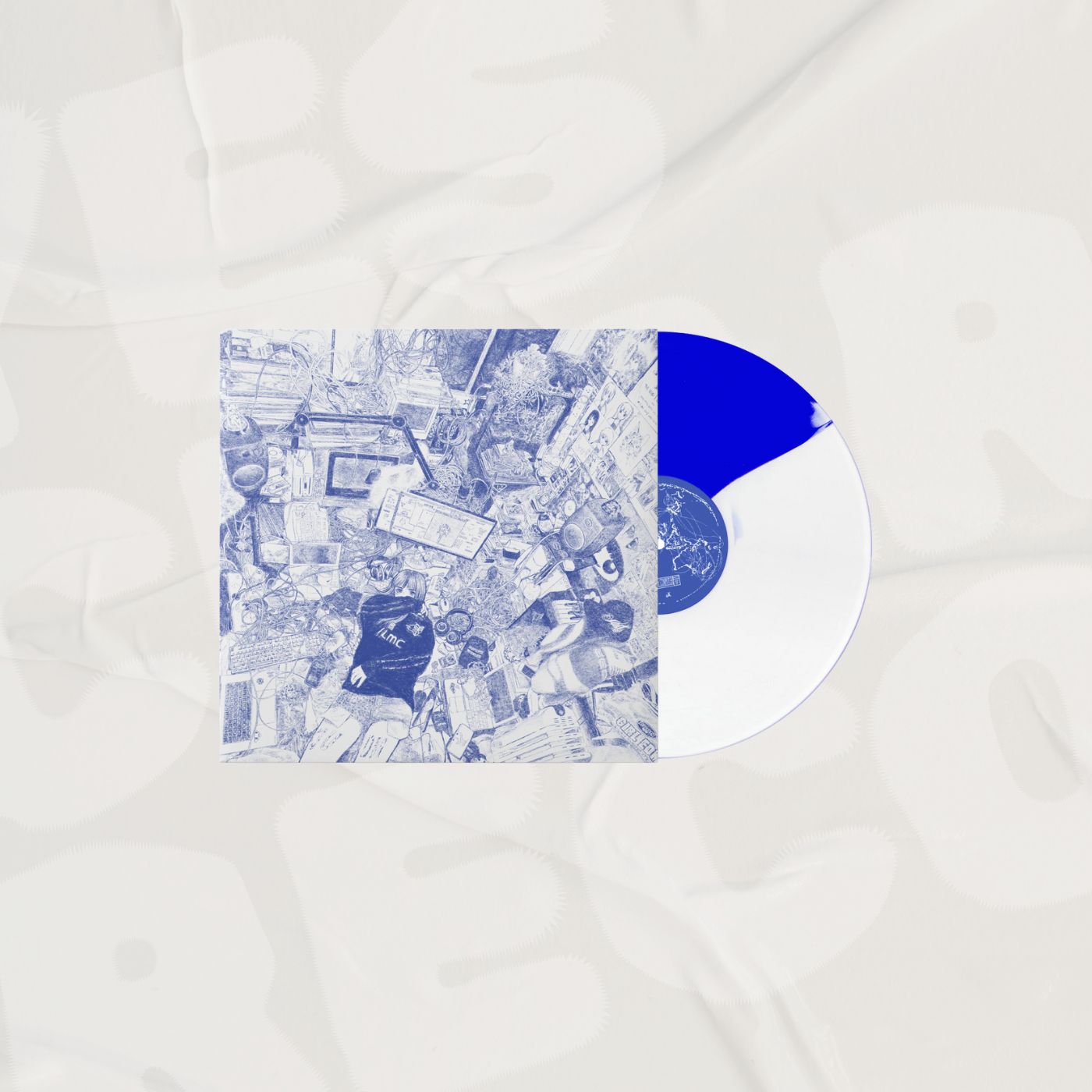 I Love My Computer Blue/White LP