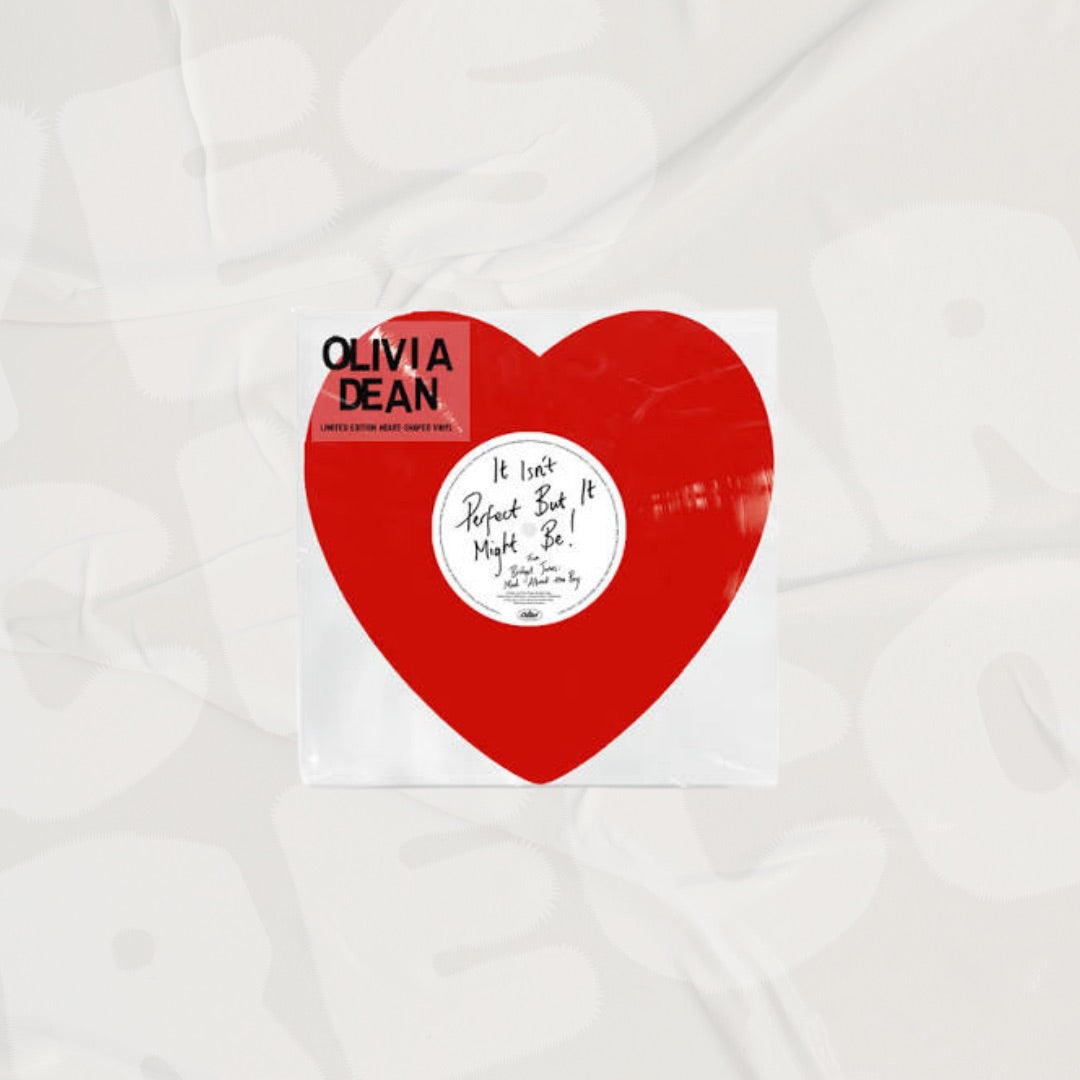 Olivia Dean - It Isn’t Perfect But It Might Be! Heart-Shaped Vinyl LP