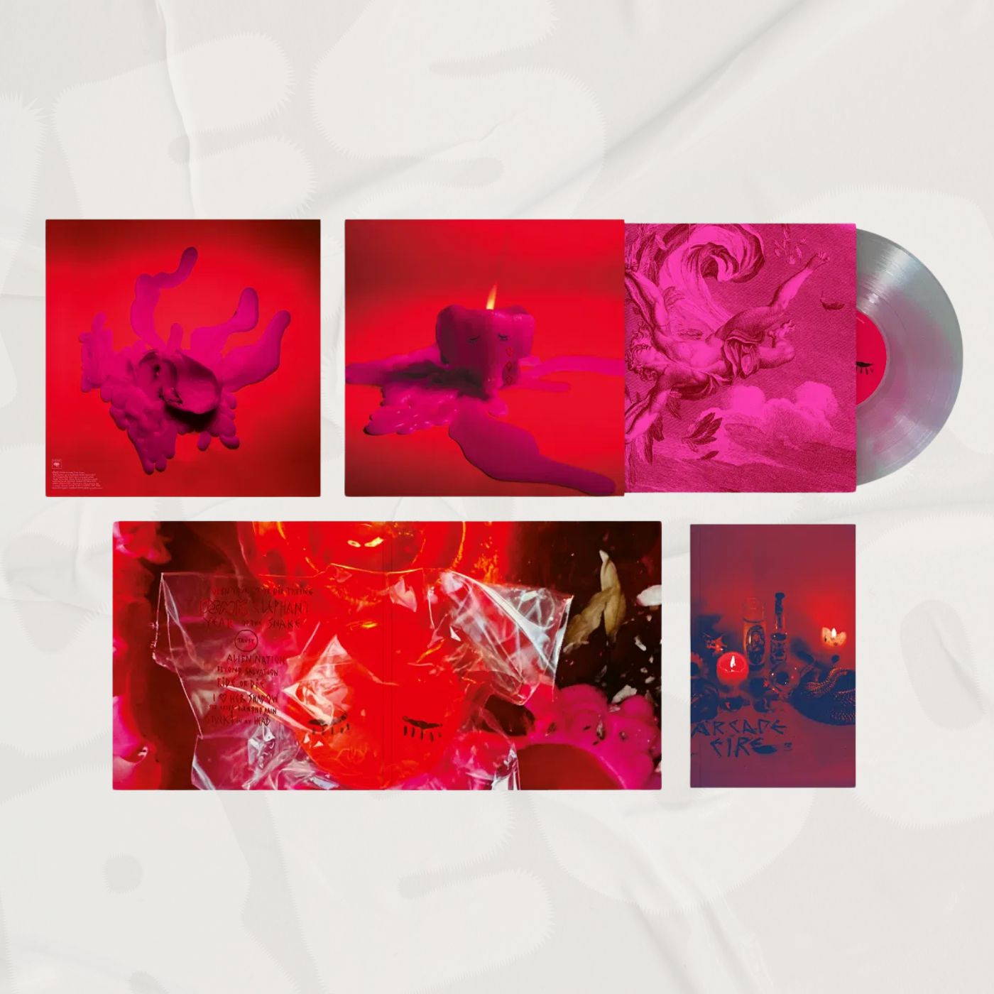 Pink Elephant Indies Exclusive Meltdown Yolk LP