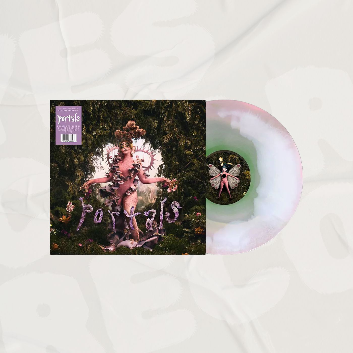 Portals Pink/Green/White Tri-Colour LP