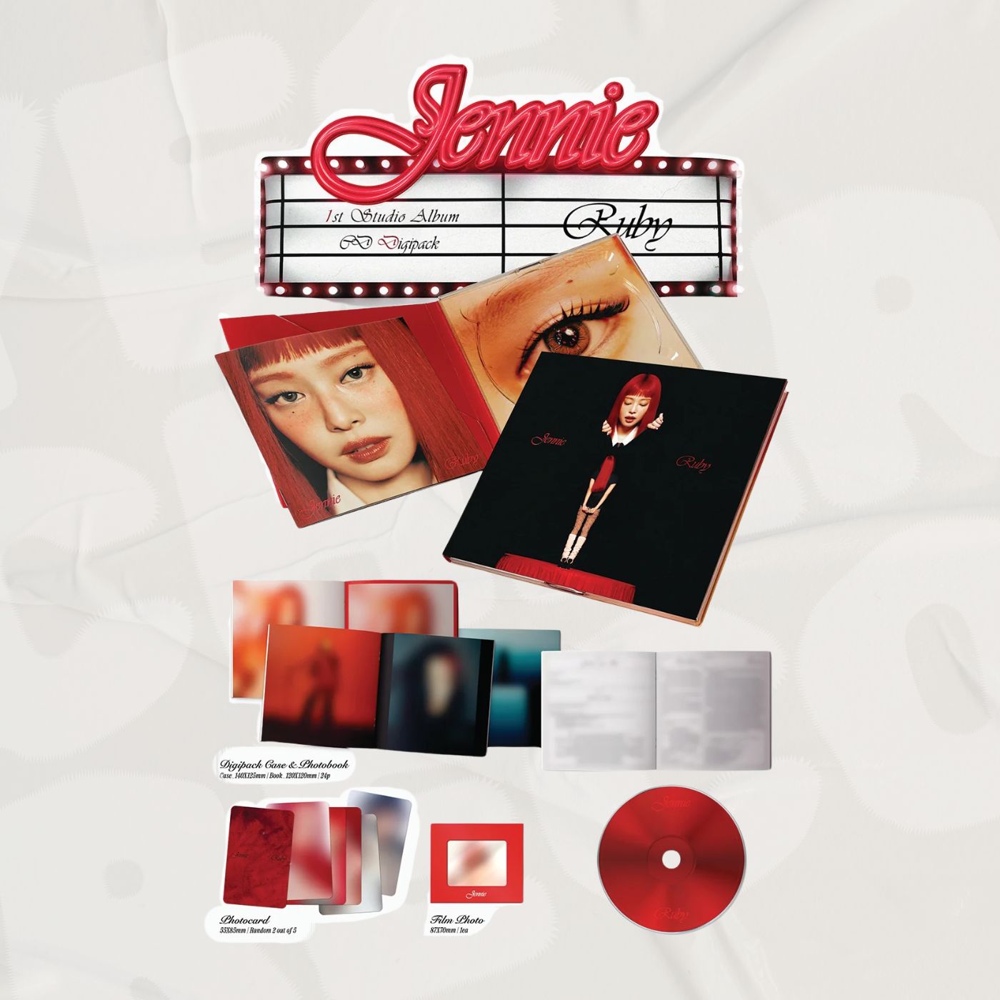 RUBY (JENNIE Only Audio) DIGIPAK Version CD