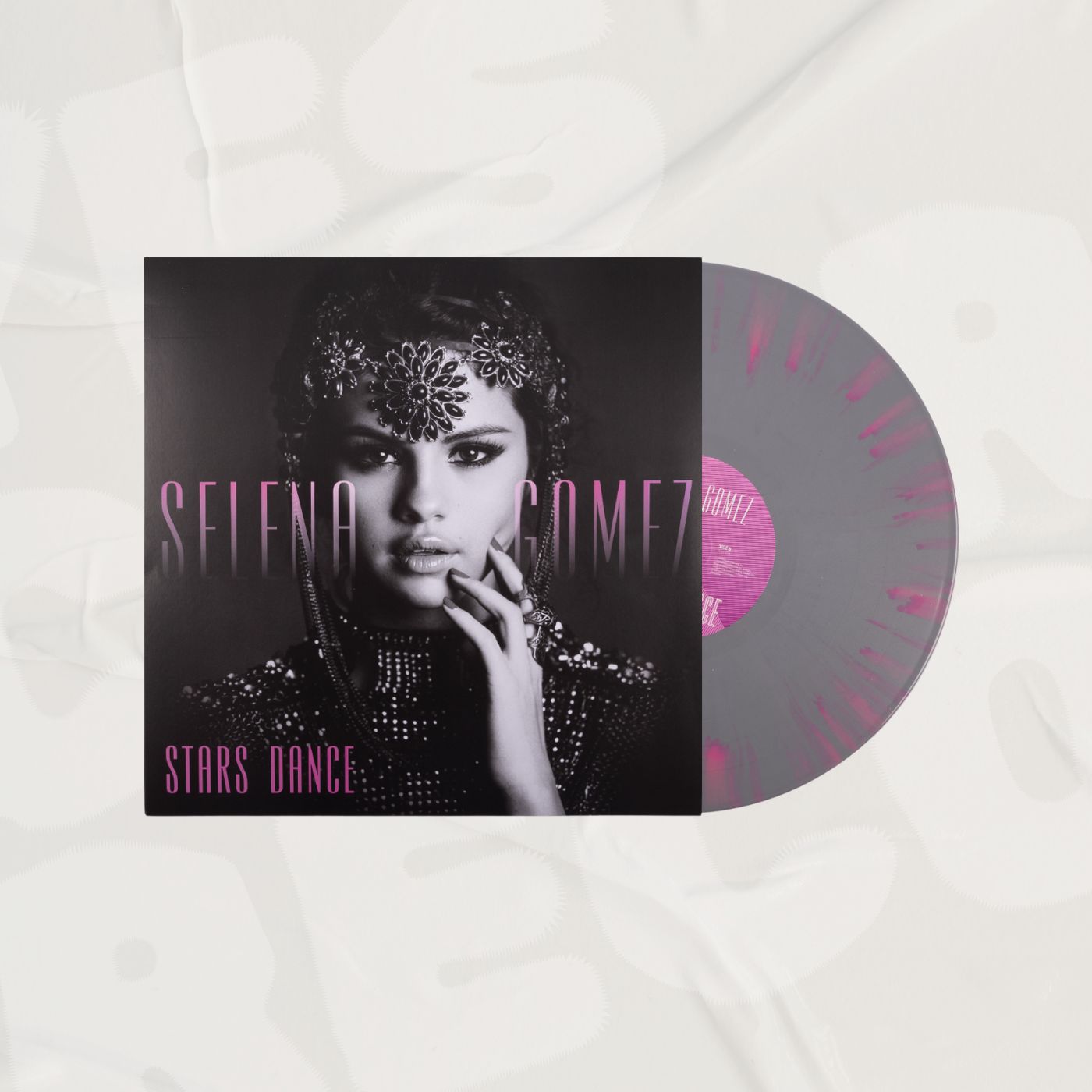 Stars Dance Gray with Red Wine-Hue Splatter LP