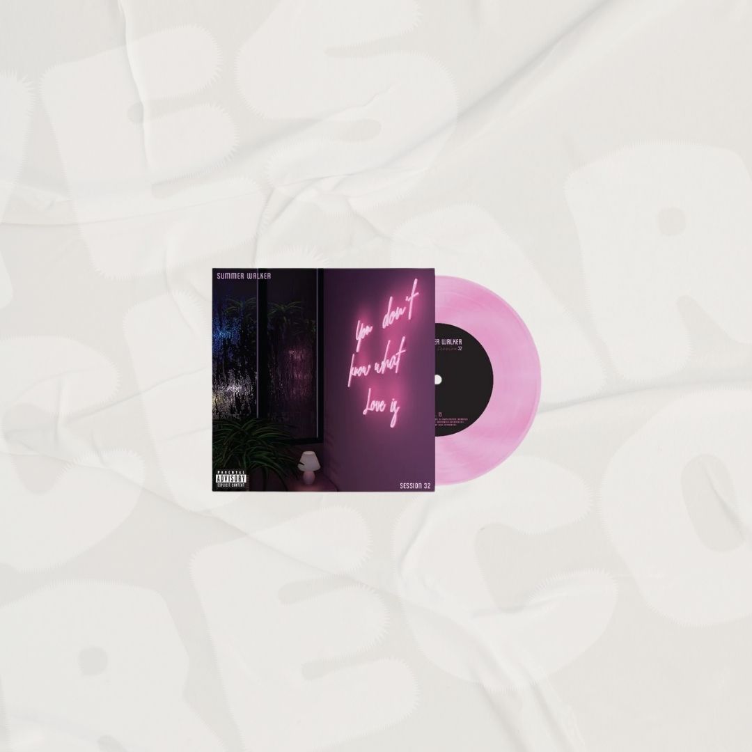 Session 32 / Session 33 Transparent Neon Pink 7” LP