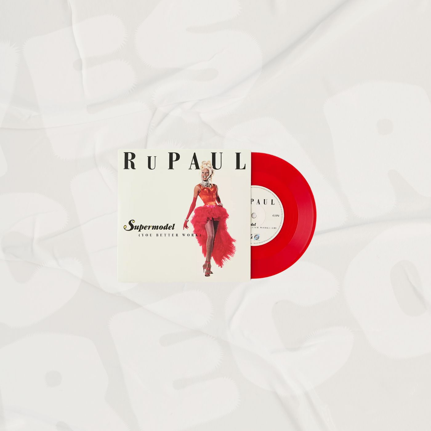 Supermodel (You Better Work) 7” Ruby Red Singe LP