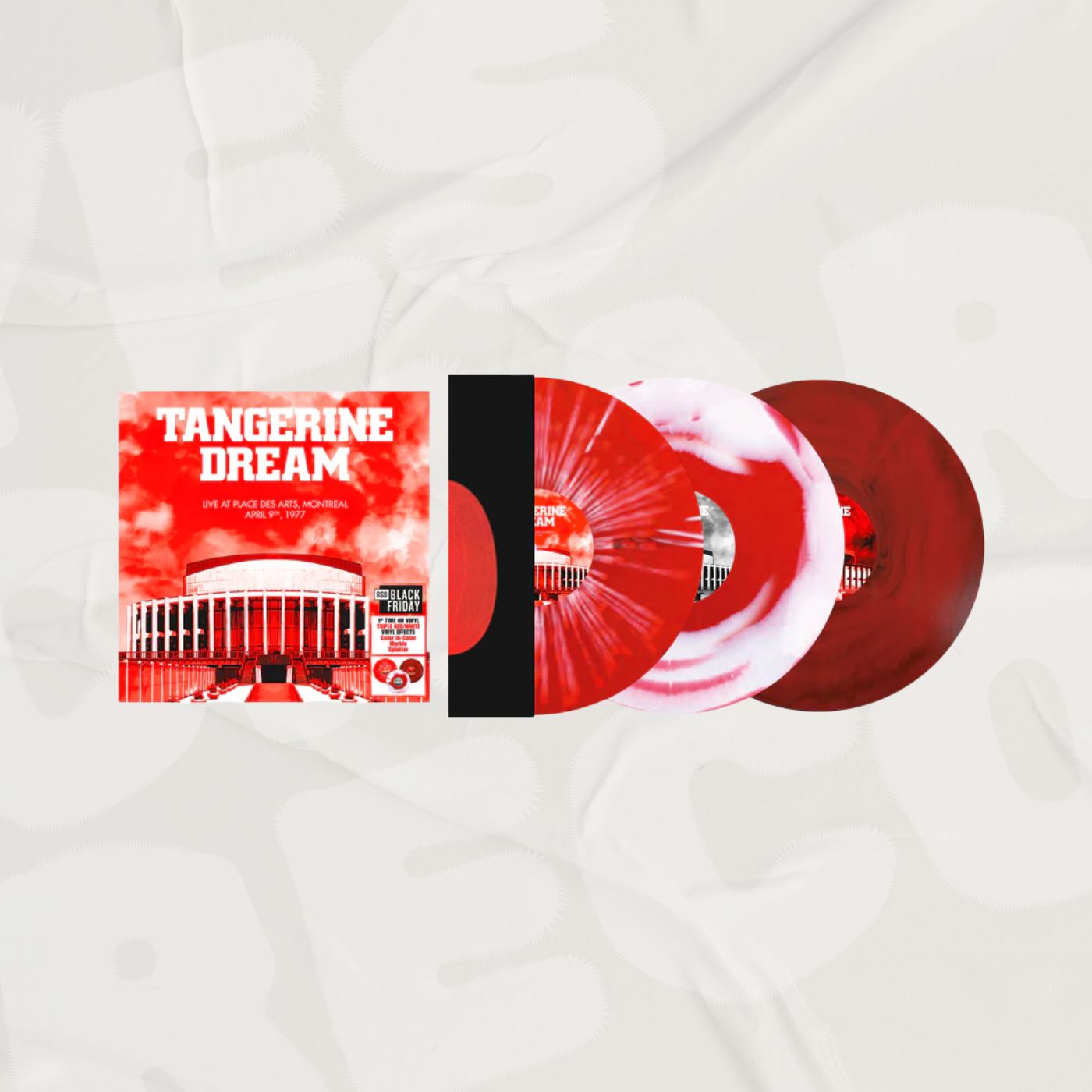 Place Des Arts, Montreal: April 9Th, 1977 Red & White Colour In-Colour Marble & Splatter 3LP (RSD BF 2025)