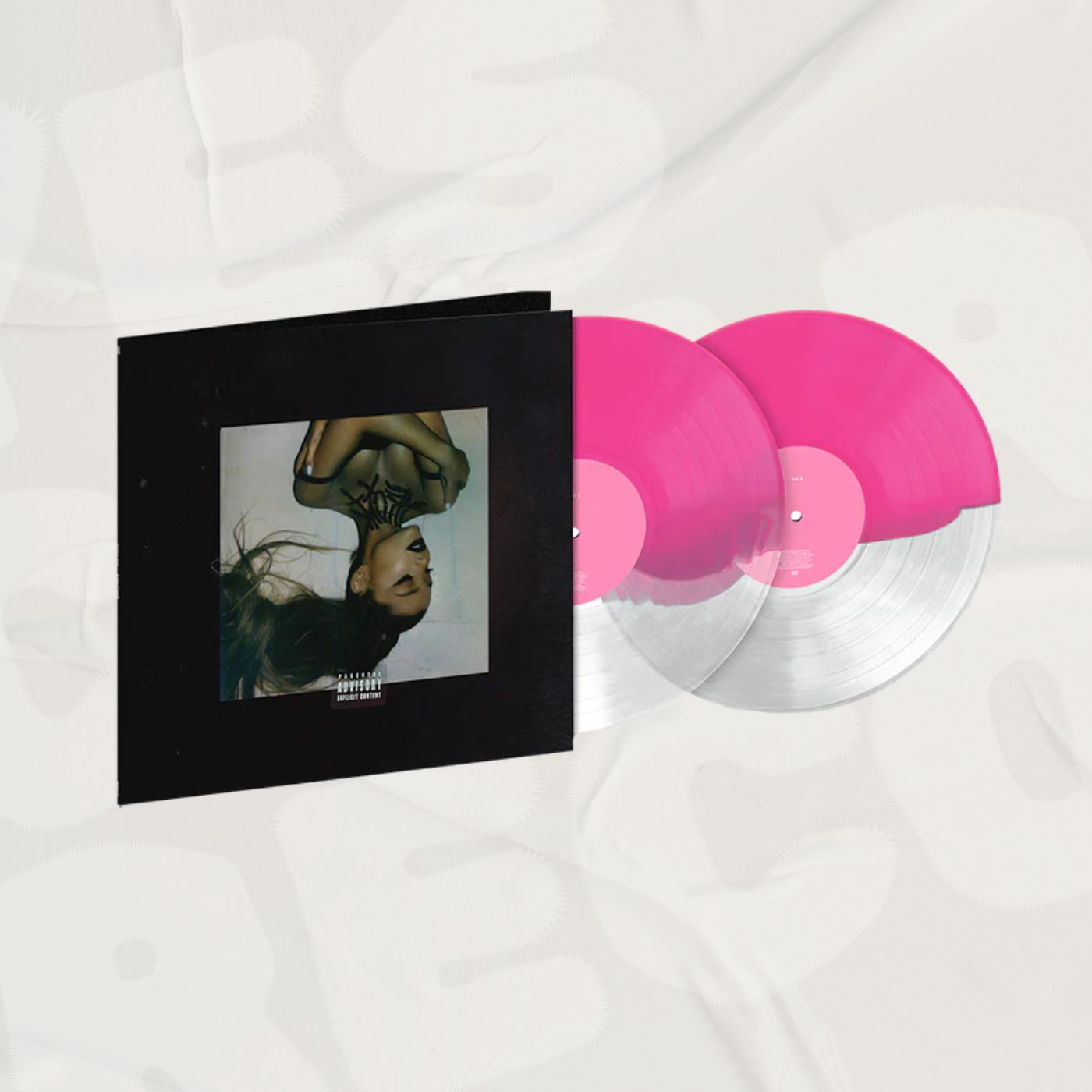 thank u, next Pink/Clear Split 2LP