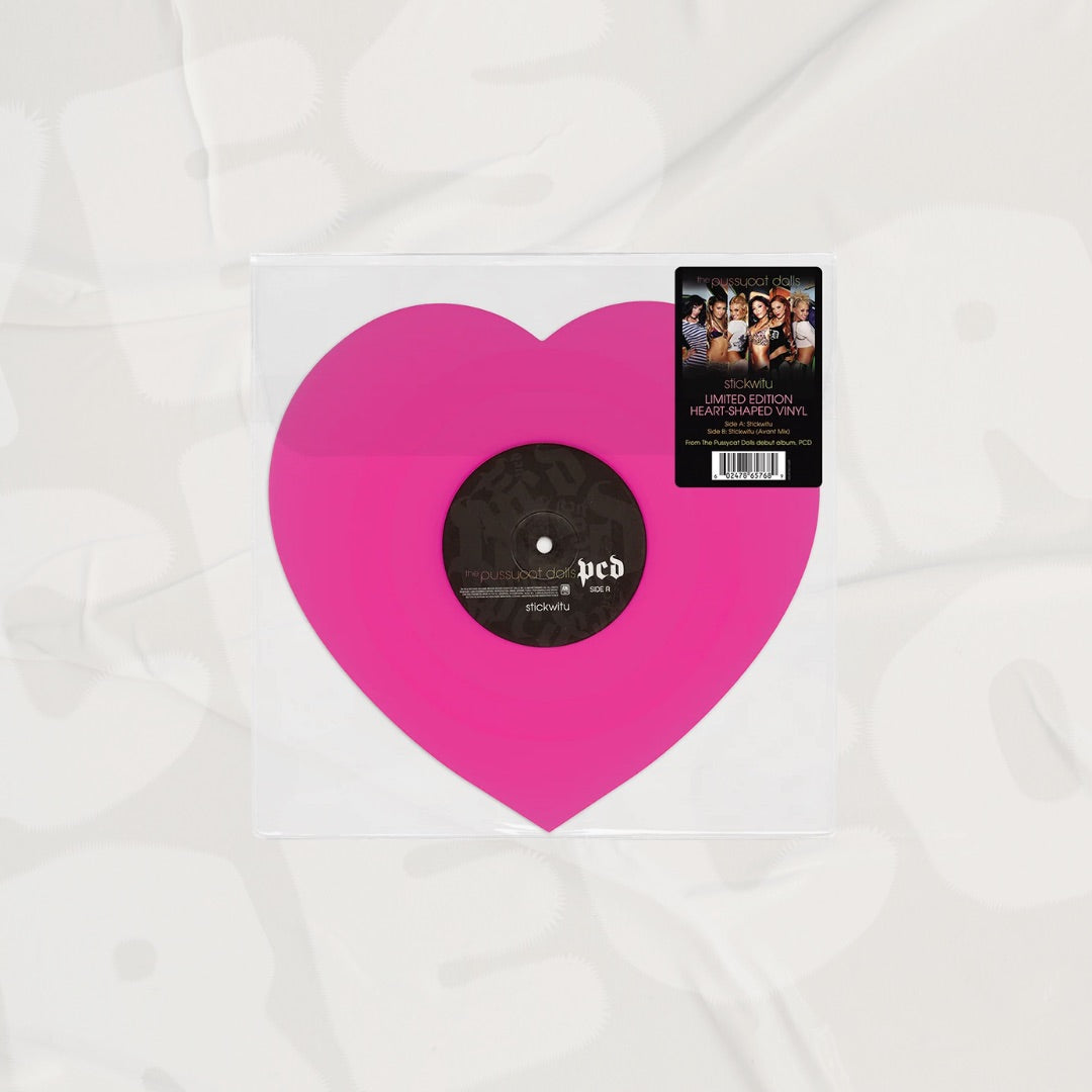 The Pussycat Dolls - Stickwitu Heart-Shaped Single Vinyl LP