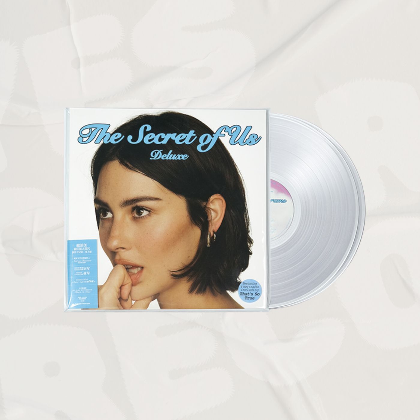 The Secret Of Us (Deluxe) Moonlight Transparent Clear 2LP (w/ Exclusive Mini-Obi & Printed Hand-Written Insert, Chinese Import)