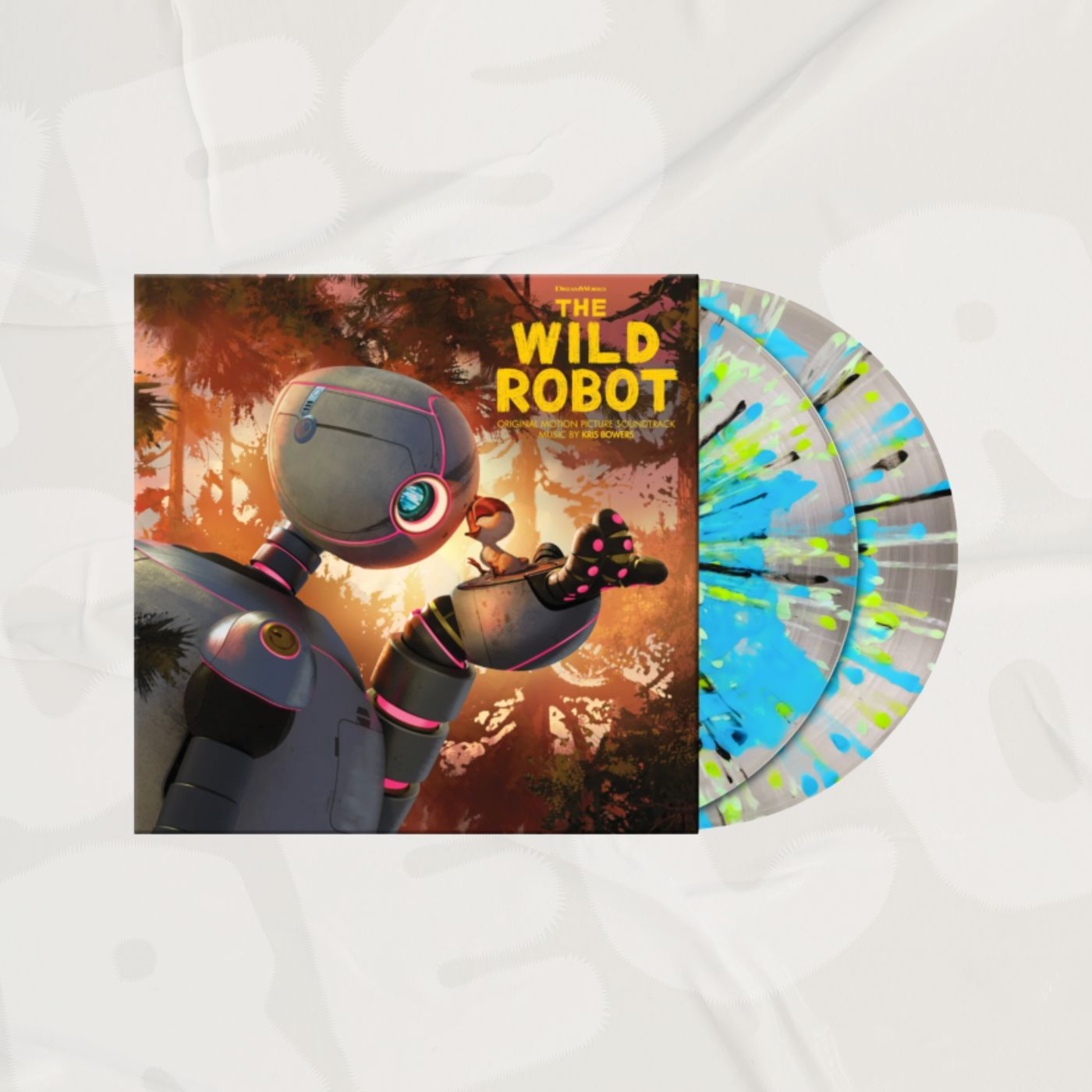 The Wild Robot: Original Motion Picture Soundtrack Crystal Clear Splatter 2LP