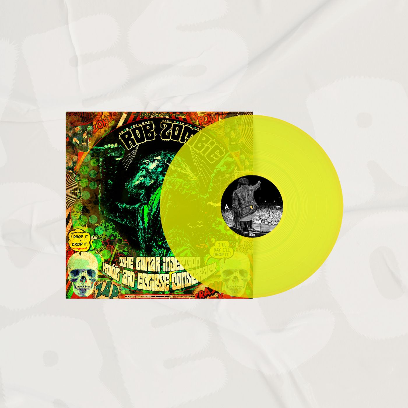 The Lunar Injection Kool Aid Eclipse Conspiracy Transparent Neon Yellow LP