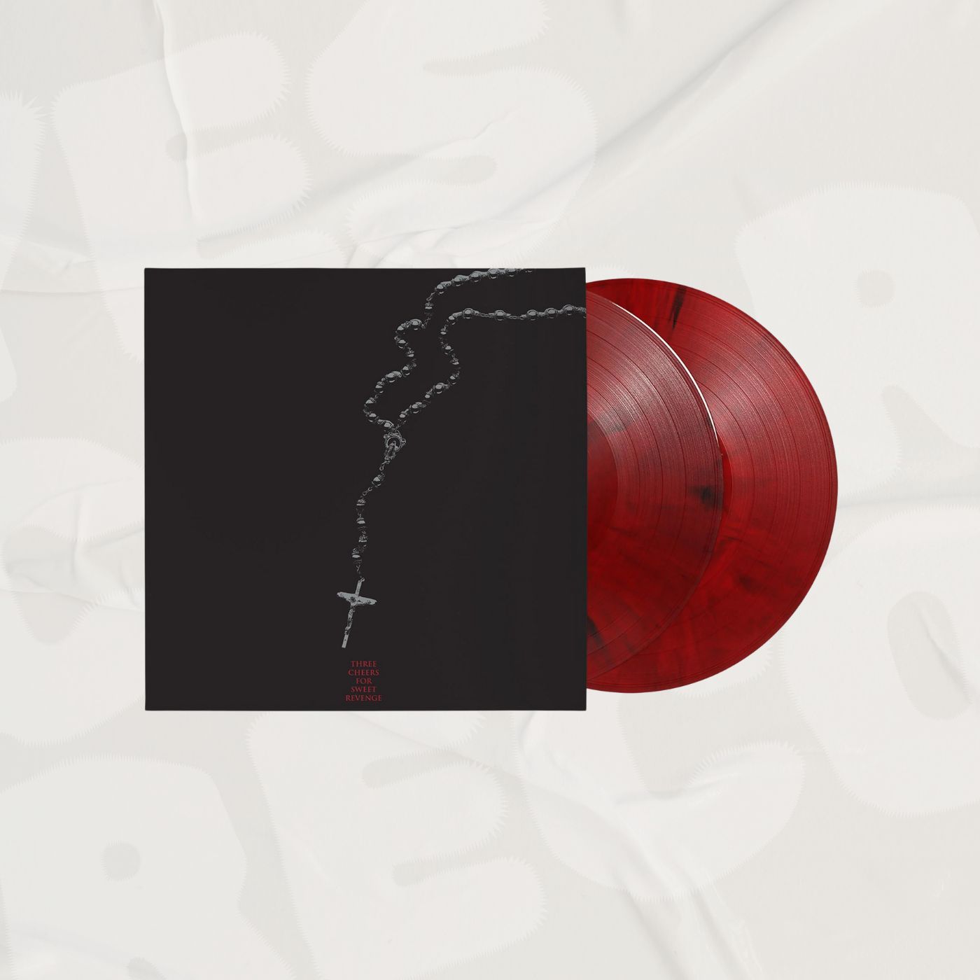 Three Cheers for Sweet Revenge Red & Black Marble 2LP