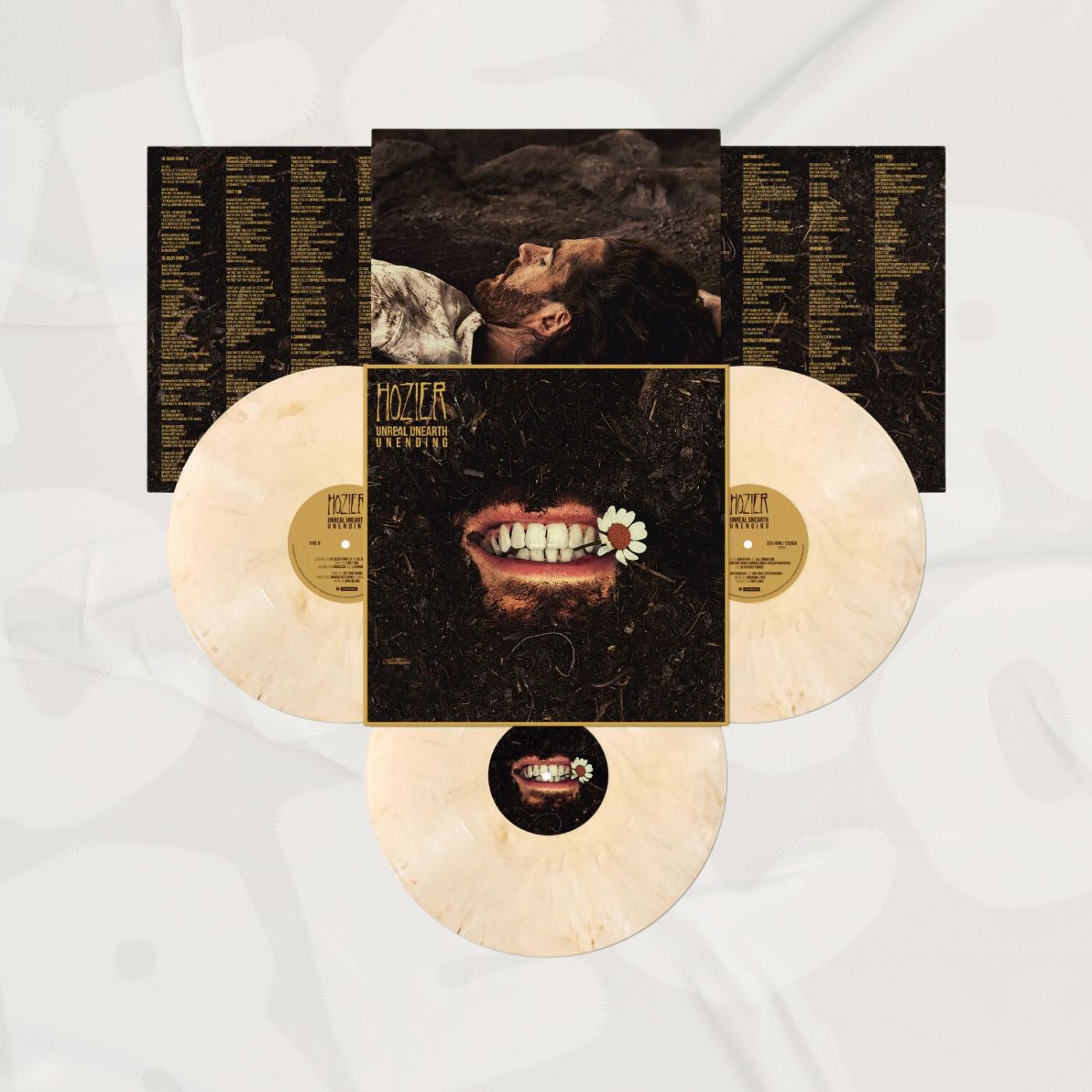 Unreal Unearth Unending Deluxe Tooth White 3LP