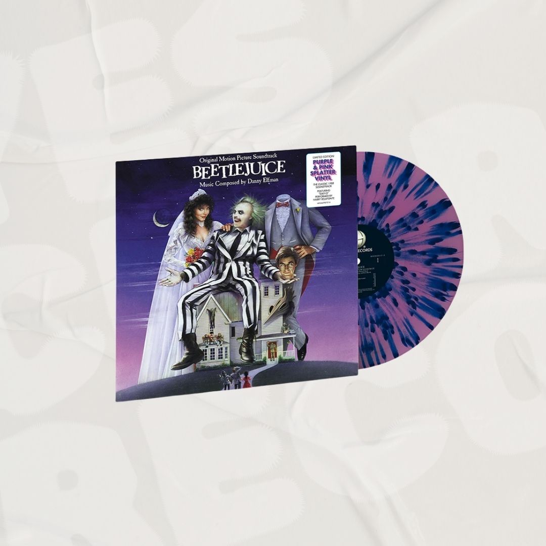 Beetlejuice Purple & Pink Splatter LP