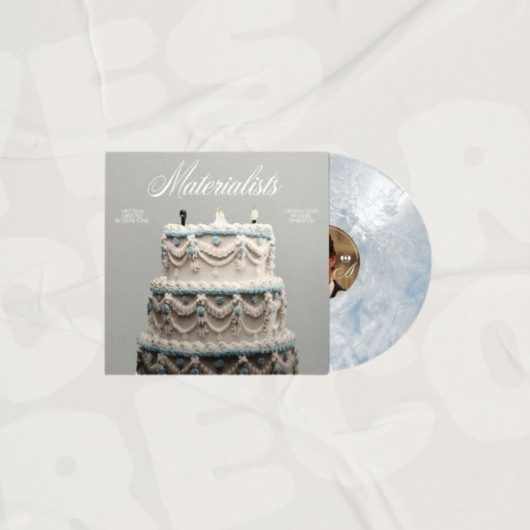 Materialists Original Motion Soundtrack Iridescent White W/ Blue Lp