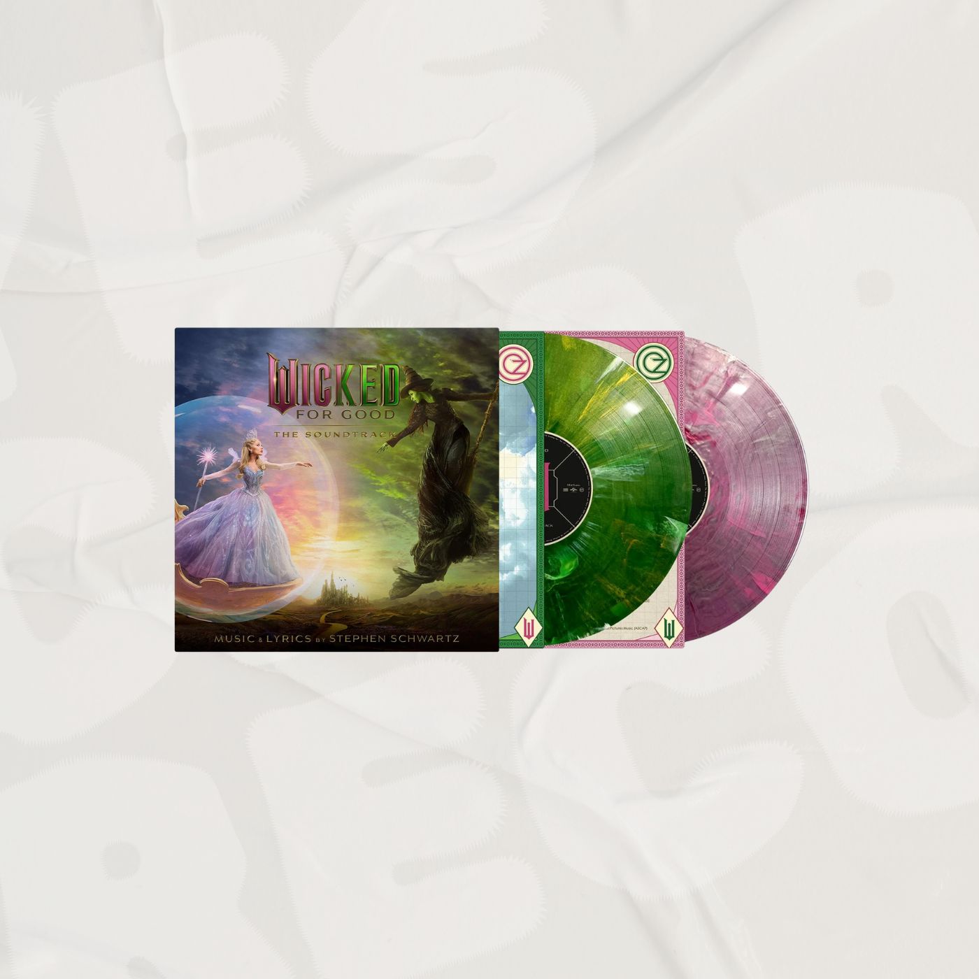 Wicked: For Good - The Soundtrack Green Marbled & Pink Marbled 2LP