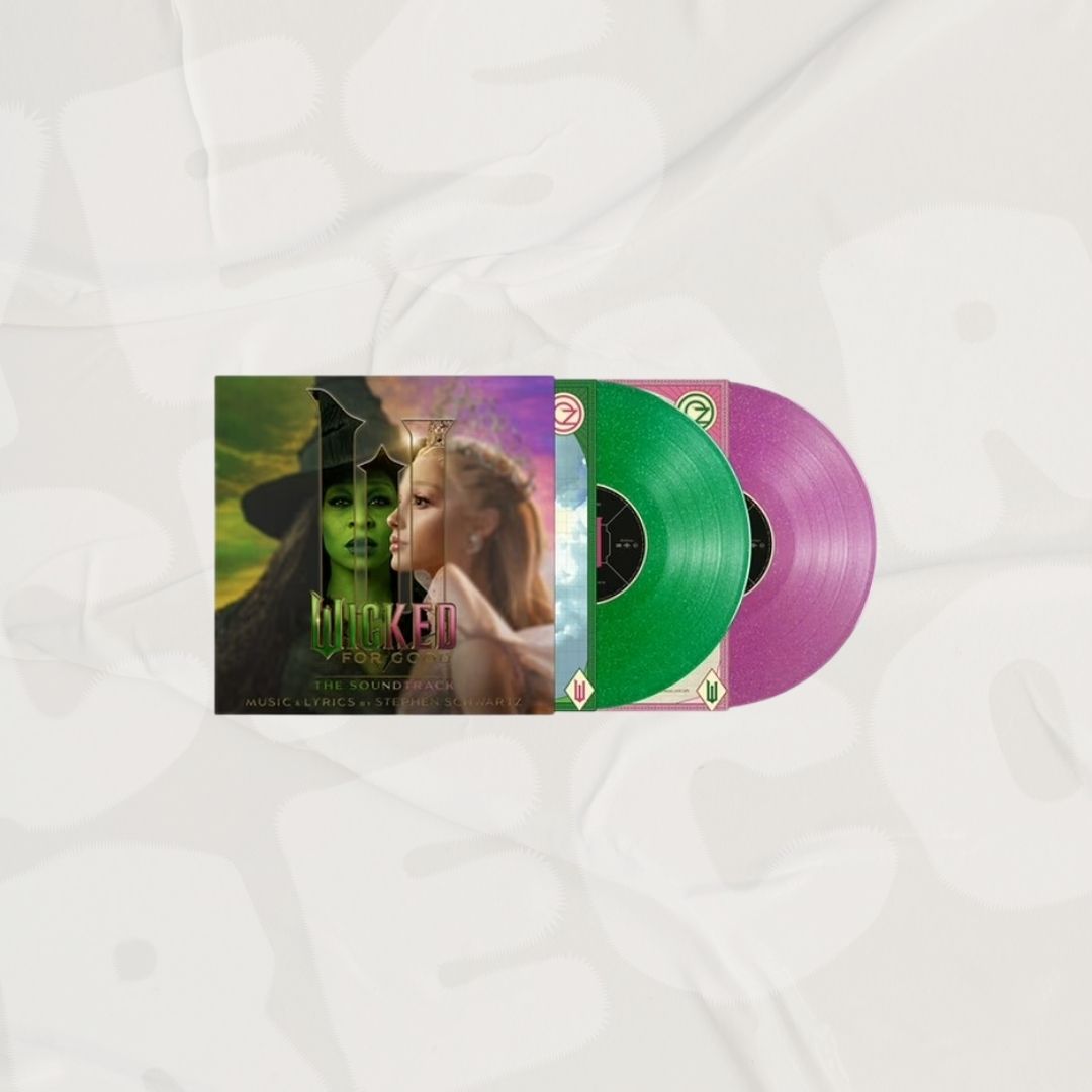 Wicked: For Good Pink & Green Glitter 2LP (Corner Damage)