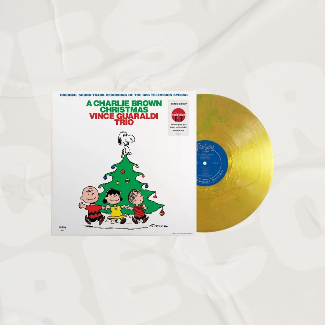 A Charlie Brown Christmas (Original Soundtrack) Metallic Gold with Green LP (Deal)